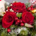 Композиция «Снеговик со сладостями»