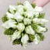 Букет невесты из белых роз